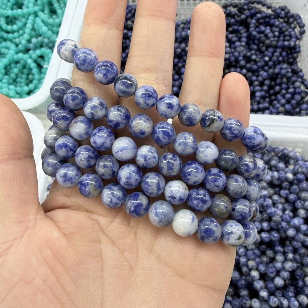 8MM Blue Spot Jasper Bracelet